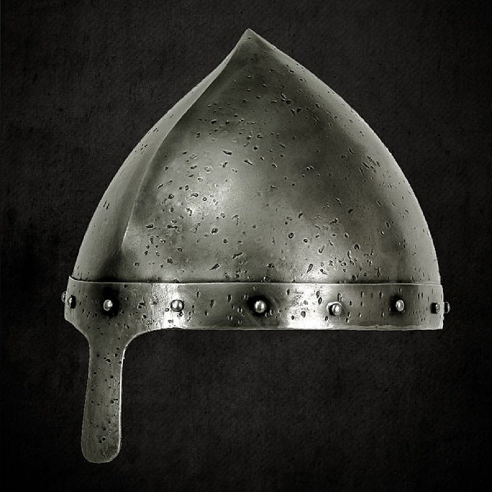 10th Century Nasal Helmet Silver