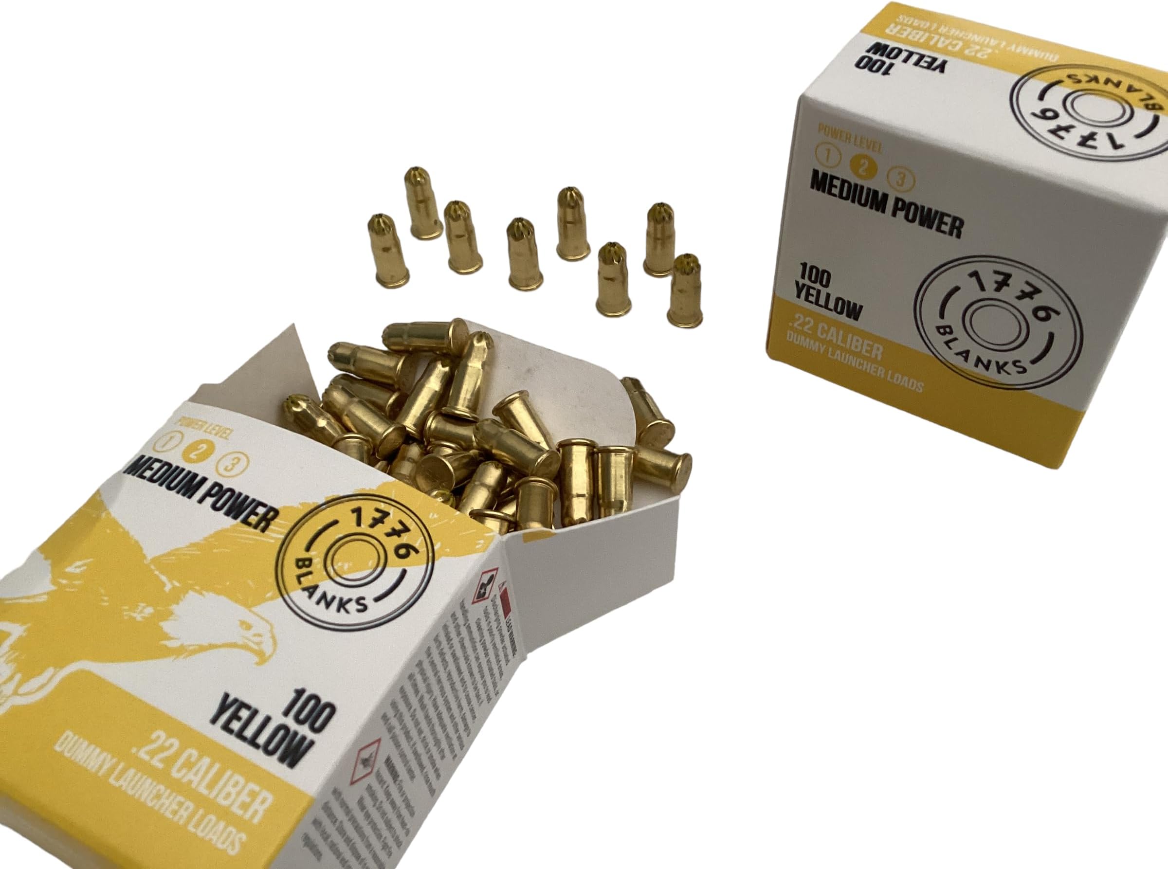 .22 Dummy Launcher Blanks - Yellow Level -(Qty 100) L1028