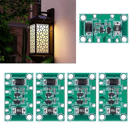 Miniatura 6 de Placa de circuito del módulo del controlador de carga de la batería del tablero del controlador solar de 5pcs para la lámpara solar