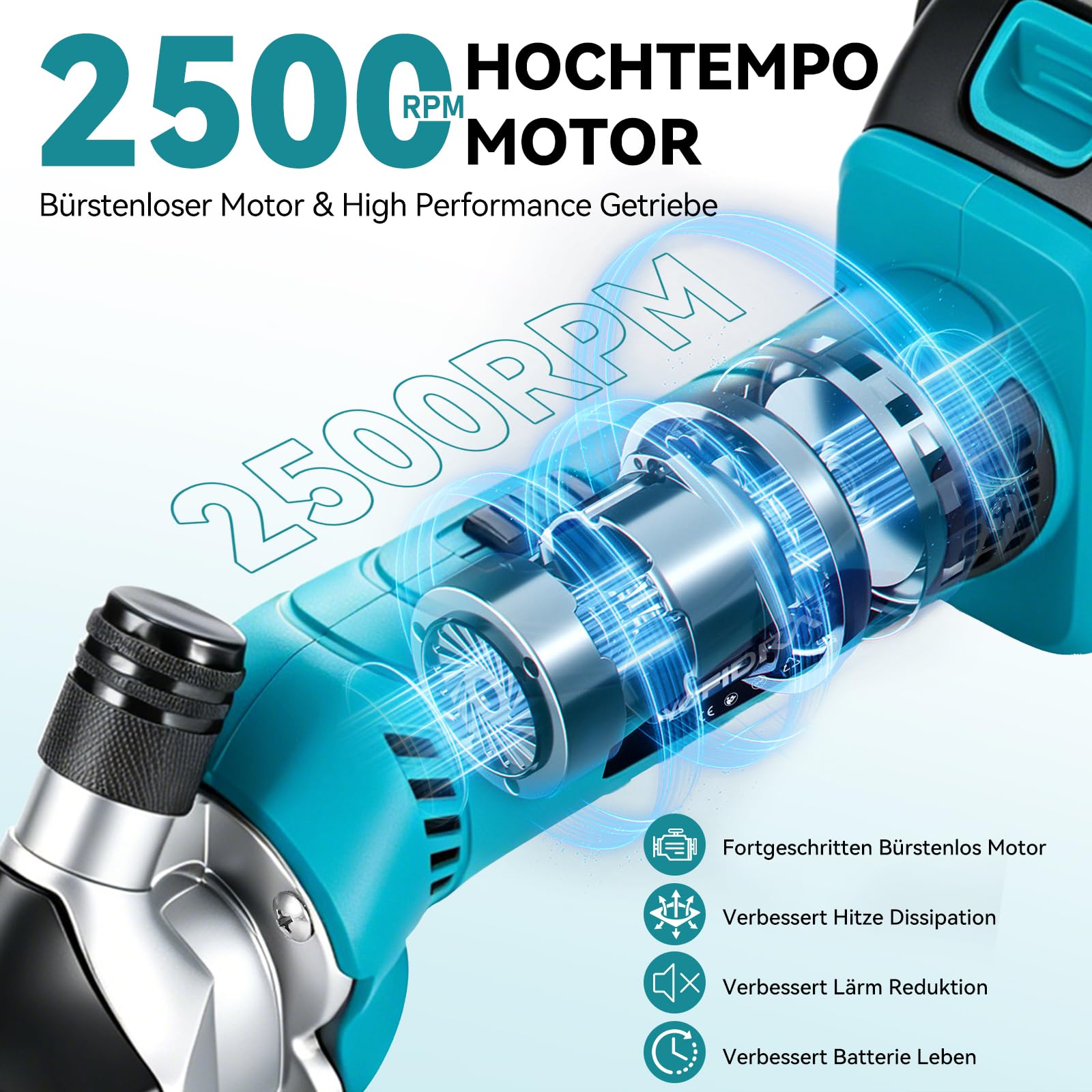 Yofidra Elektrische Schafschere 550W, Kabellose Schafschermaschine Akku 6 Geschwindigkeiten 13-Zahn Klinge, 2x3000mAh Akkus, Professionelle Wollschere Sheep Shears für Schaf Ziegen Alpakas