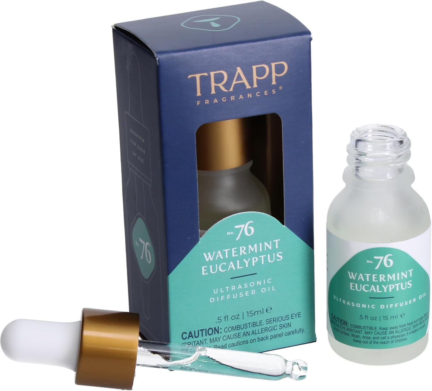 Trapp No. 76 Watermint Eucalyptus 0.5 oz. Ultrasonic Diffuser Oil (2 Pack)