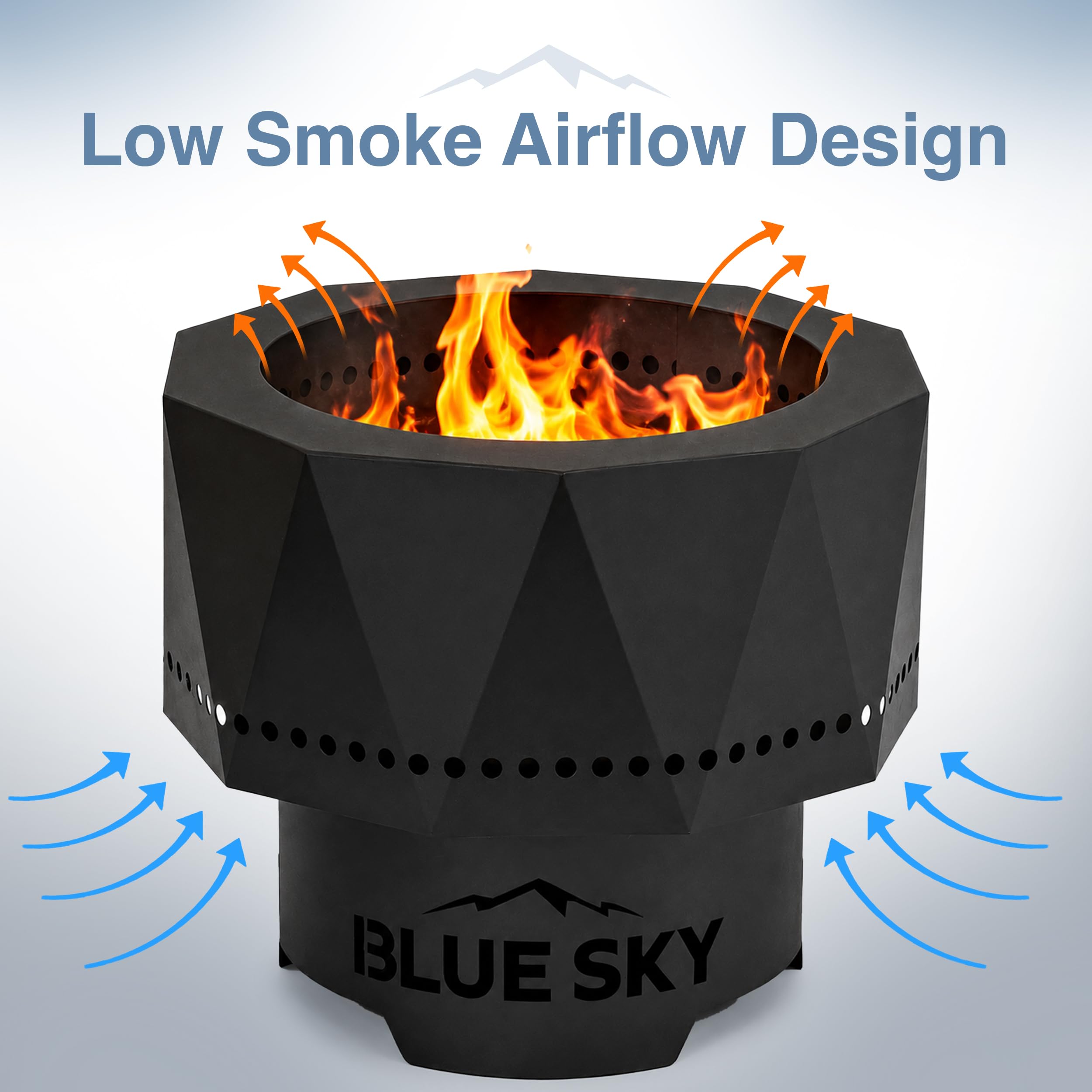 BLUE SKY 焚き火台 二次燃焼式 アウトドア Amazon.co.jp: Blue Sky Outdoor Living 焚き火台 : スポーツ＆アウトドア