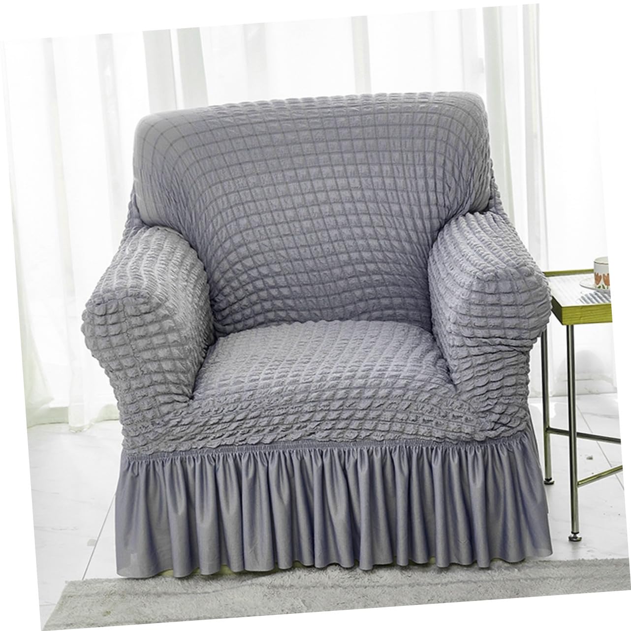 Toyvian Stretch Sofabezug Polyester Polyurethan Couchschutz für Relaxsessel mit Tasche Wohnzimmer Schonbezug Schutzhülle