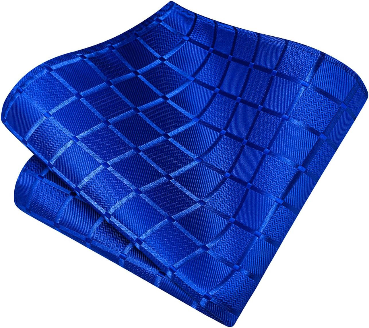 GUSLESON 3.15"（8cm） Mens Tie and Lapel Pin Plaid Checkered Necktie Hankerchief Cufflinks Set for Men - Image 3