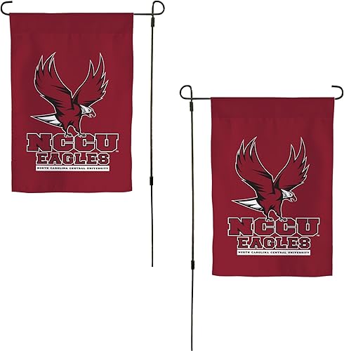 Desert Cactus Bandera de jardín de la Universidad Central de Carolina del Norte NCCU Eagles Banner 100% poliéster (diseño C)