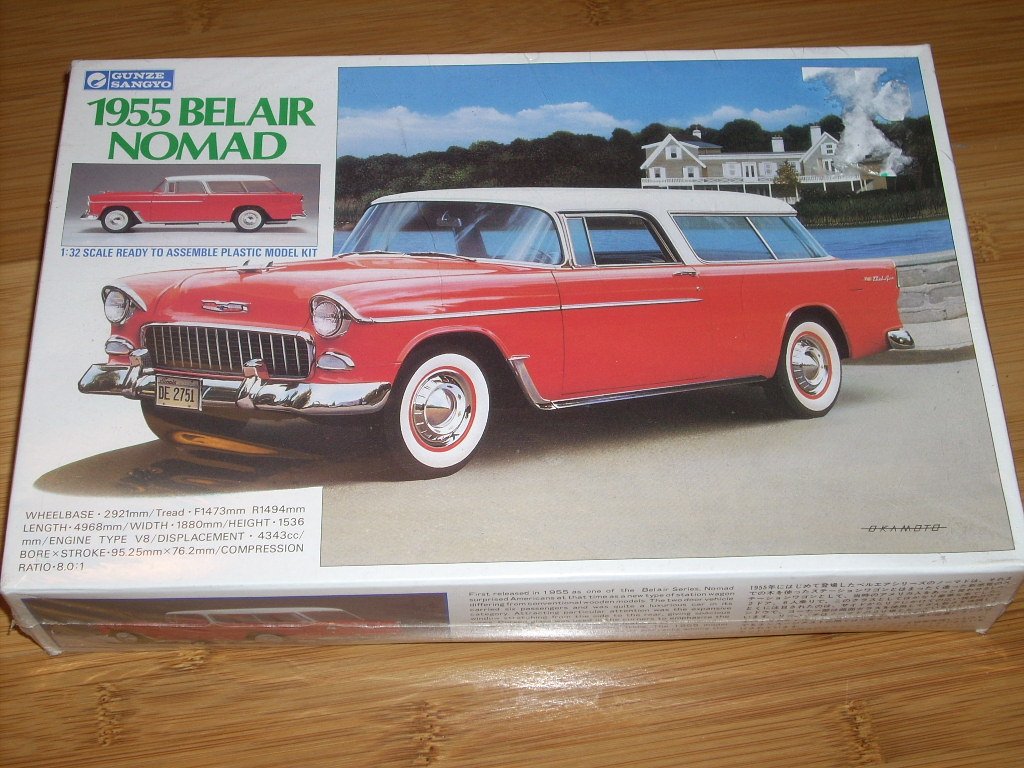 Amazon.co.jp: グンゼ 1/32 1955 シボレー ベルエア ノマド : ホビー