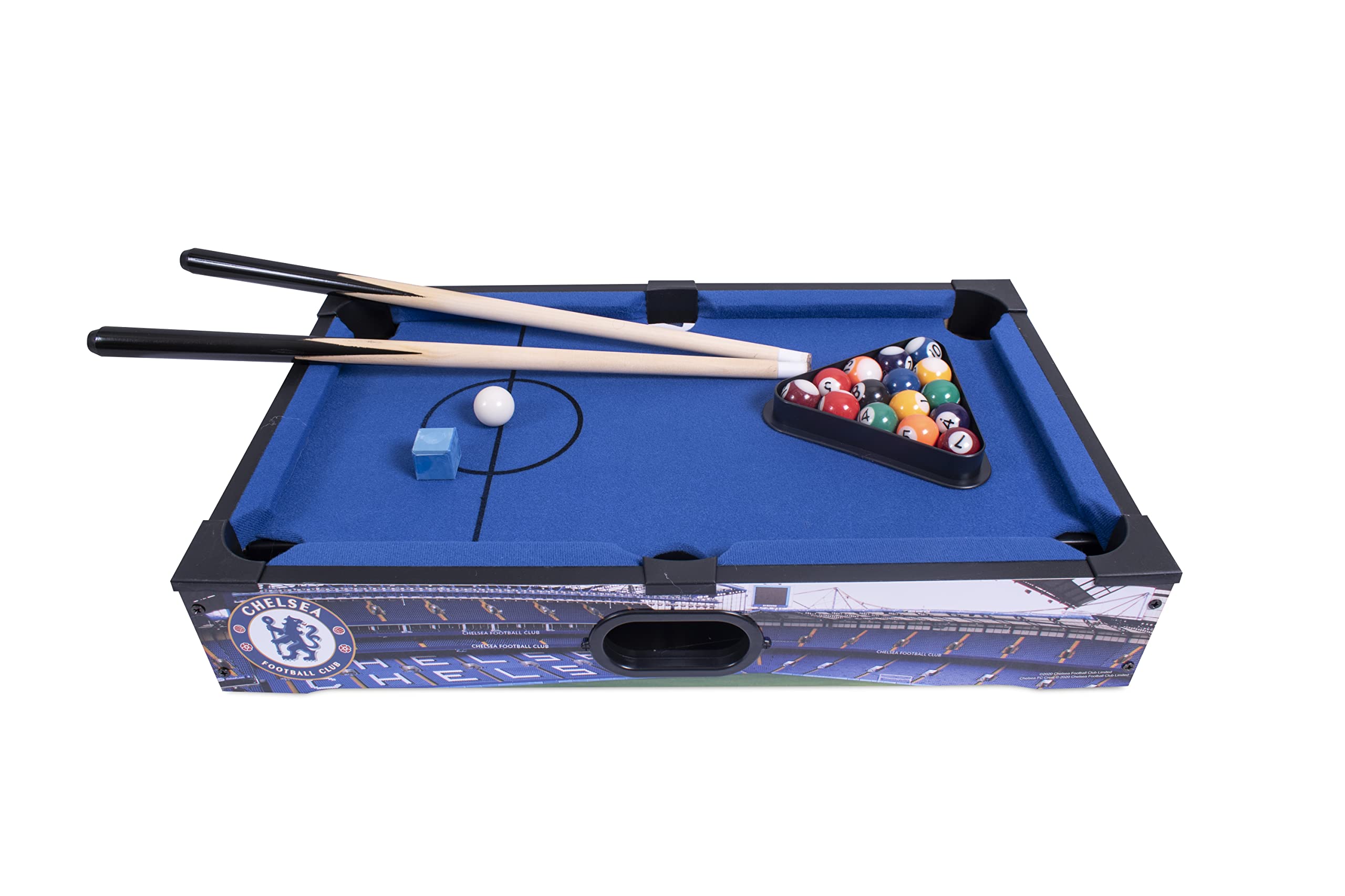 Amazon | Chelsea F.C. 20インチ ビリヤード台 ブルー ワン