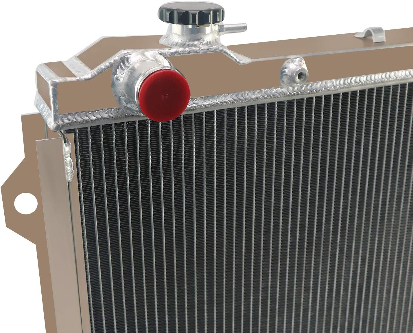 3 Row Radiator for 1990-1998 Toyota Land Cruiser FZJ80 4.5LTR Petrol 1FZ-FE AT/MT, All Aluminum, 90 91 92 93 94 95 96 97 98
