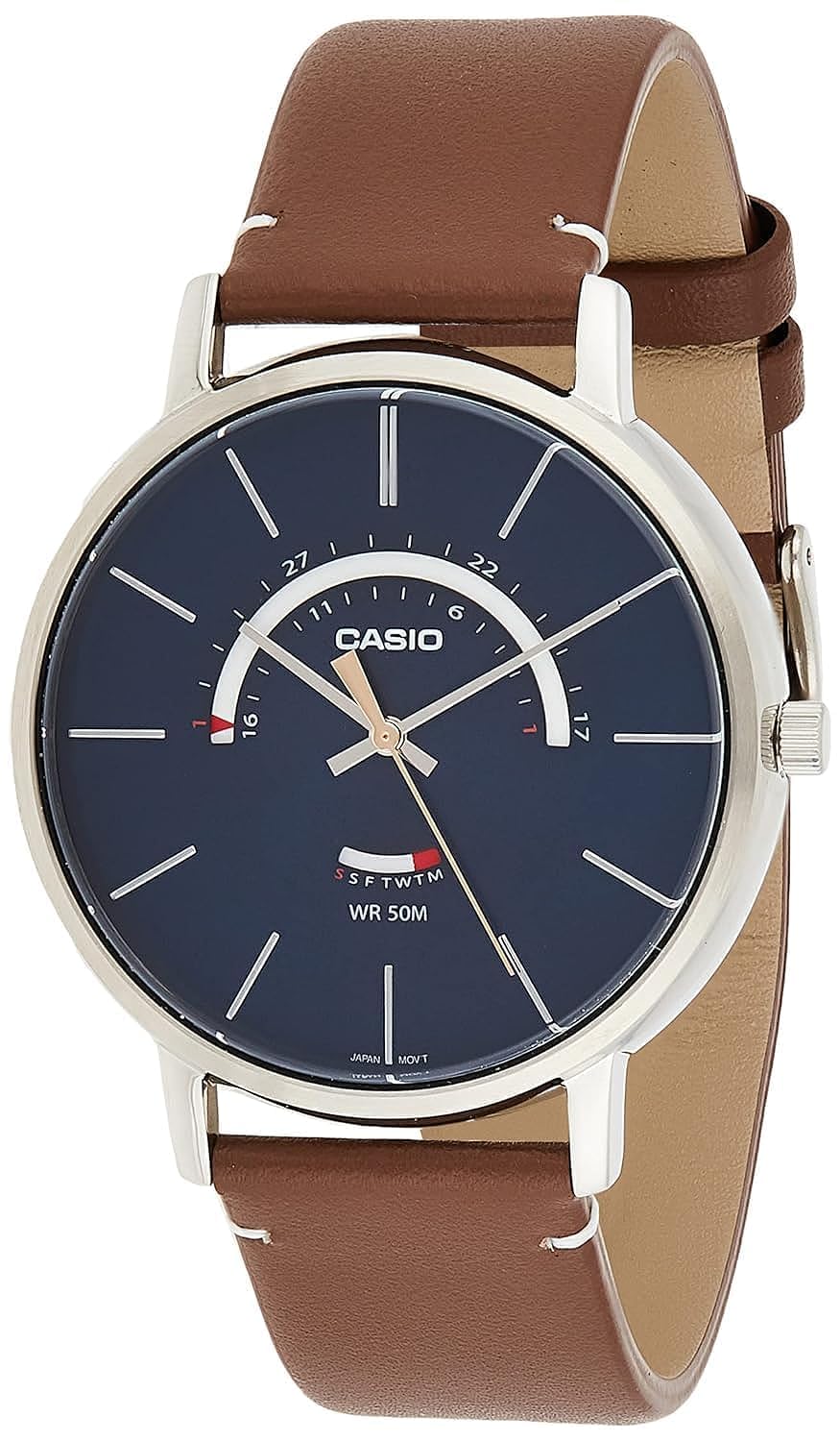 Casio Enticer Mens Analog Blue Dial Mens Watch - MTP-B105L-2AVDF (A1878) (B095SW5GB8) Amazon Price History, Amazon Price Tracker