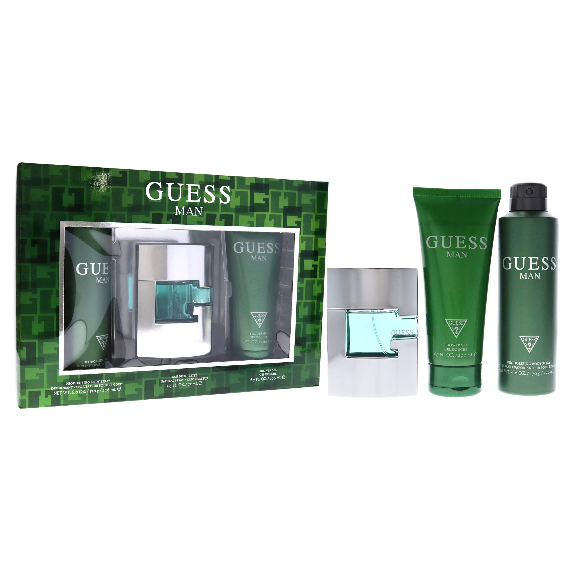 Guess Man 3-Piece Citrus Aromatic Fragrance Gift Set