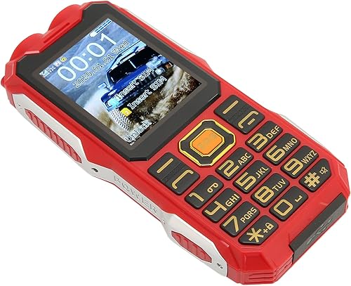 Miniatura 5 de Teléfono Senior resistente, Botones Grandes, Pantalla de 2.4", Batería 16800mAh, Linterna LED, Altavoz, Dual SIM, Uso al aire libre, Diseño
