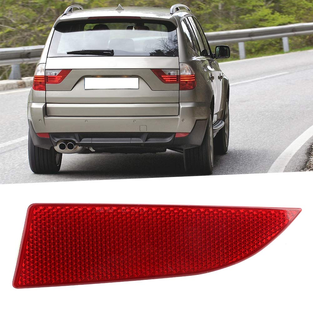 Akozon Parachoques Trasero Reflector Derecho OE: 63147162218 Apto para X3 E83 2006-2010