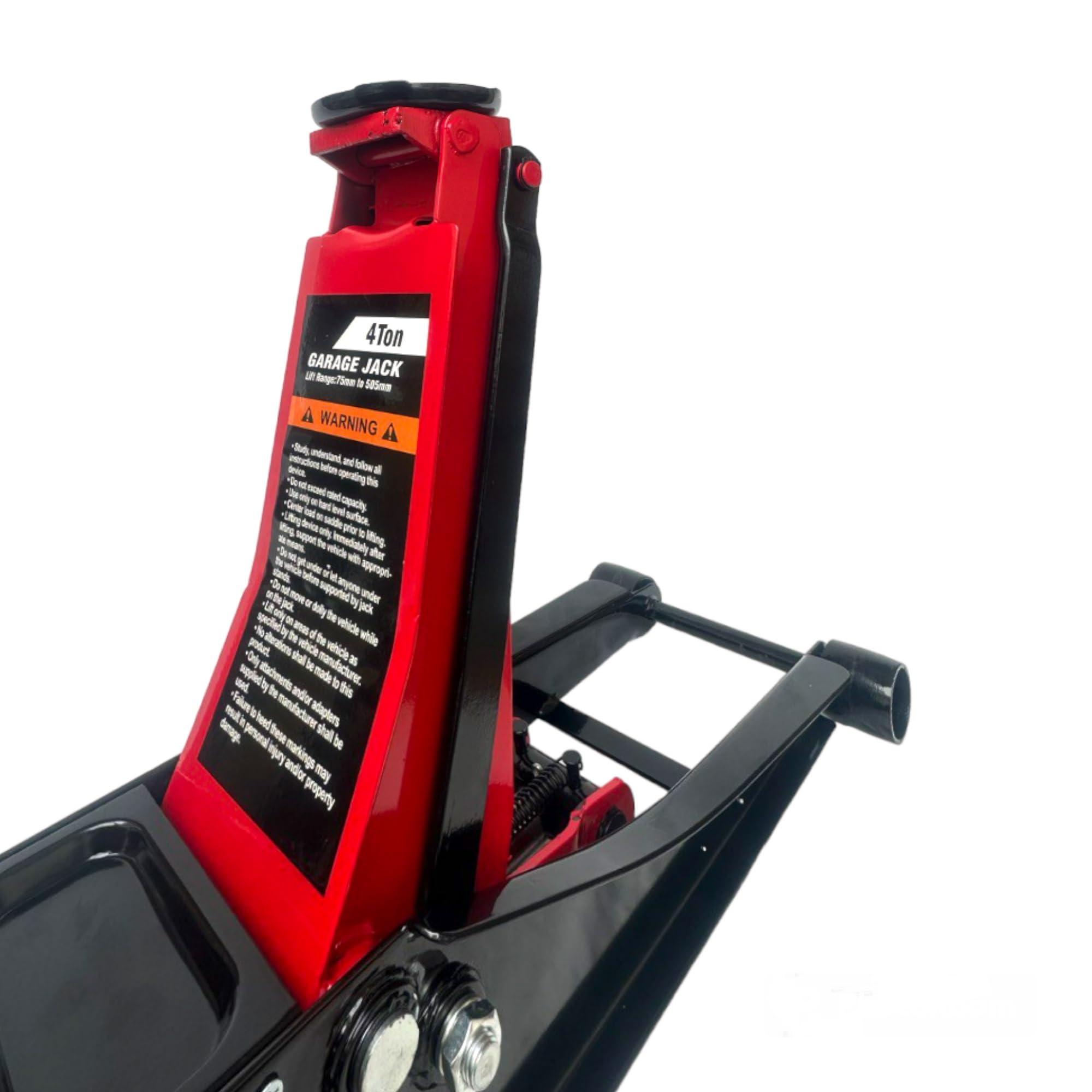 Crick Sollevatore Auto Martinetto Idraulico 4 Tonnellate Cric 4 Ton Professionale per Auto Assetto Basso Ribassato e ruote bidirezionali a cuscinetto per veicoli, auto alzata doppio pistone