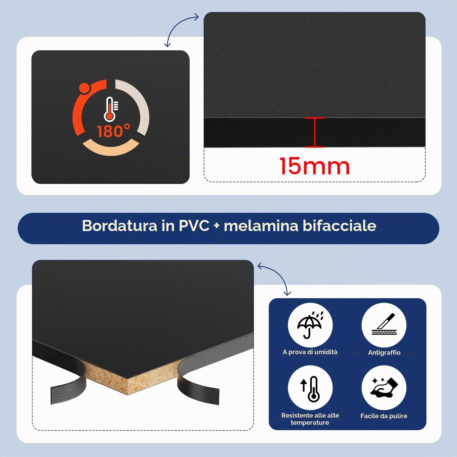 buybyroom Schedario da Ufficio, Armadio Ufficio Multiuso con Serratura Chiave, Ripiani Regolabile e Due Ante, Armadietto Salvaspazio Mobiletto per Cucina Soggiorno Officina Credenza Stampante, Nero