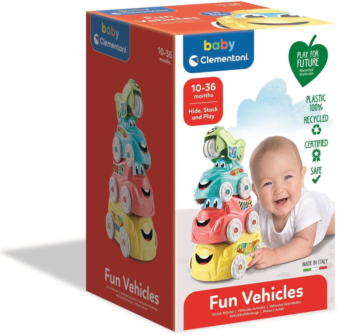 Colorful Tower Pyramid of Autek 17726 Clementoni