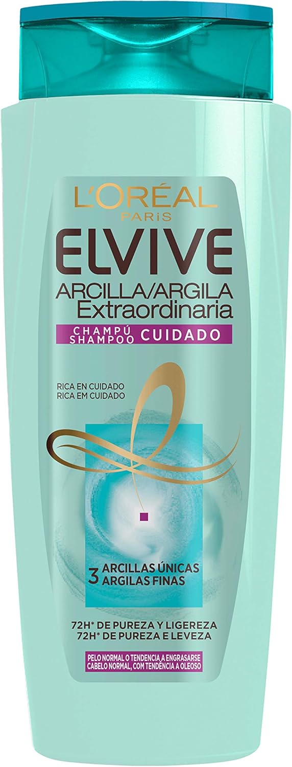 L'Oreal Elvive Arcilla Extraordinaria Care Shampoo Amazon.co.uk Beauty