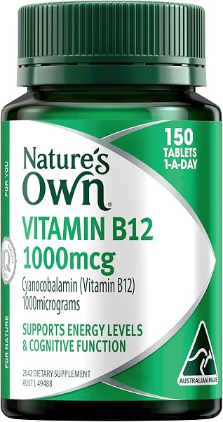 Nature's Own Vitamin B12 1000mcg Tablets 150 Count