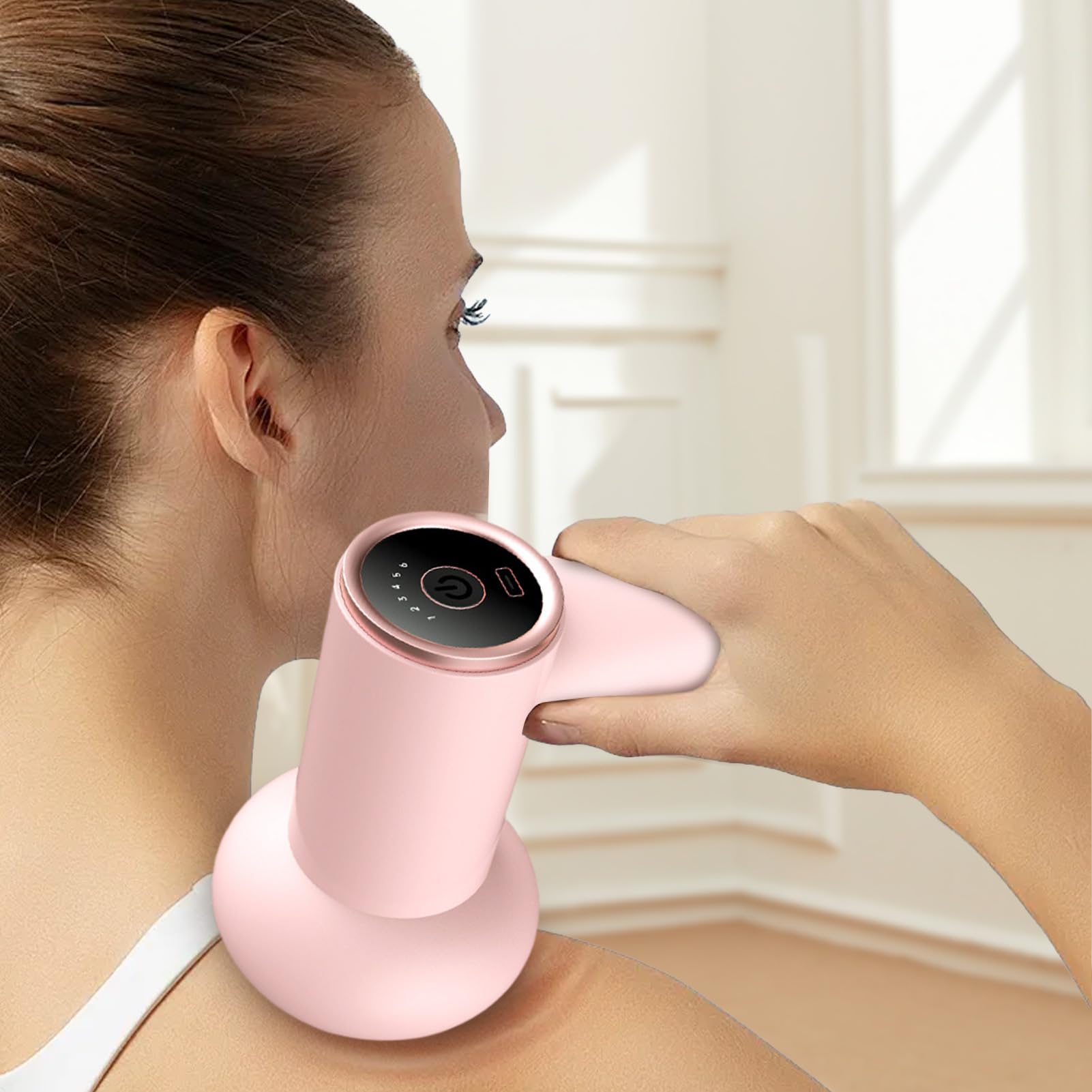 Masajeador Anticelulítico Masajeador Reductor De Celulitis | Rodillo Eléctrico con 5 Cabezales para Masaje de Abdomen, Espalda, Cuello y Vientre