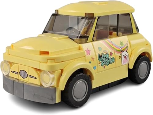 Miniatura 2 de General Jim's Roadster Cars - Juego de 4 increíbles miniautos de 480 piezas, bloques de construcción modulares muy detallados, juego o modelos de