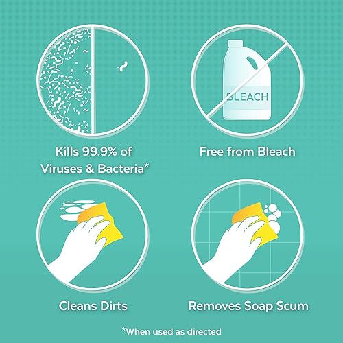 Miniatura 5 de Lysol Cartuchos de recarga inteligentes limpiador multiusos, brisa de cítricos, para desinfectar y limpiar, 4 quilates, el embalaje puede variar