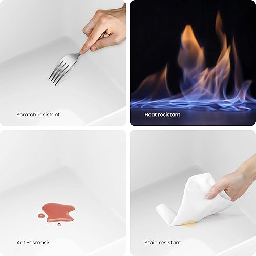 Miniatura 7 de Delantal curvado puro para cocina fregadero de arcilla reclama K2-SF30C