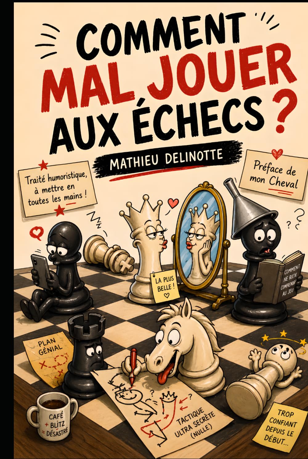 Comment mal jouer aux échecs ?: Traité humoristique pour tous, à mettre entre toutes les mains ! (Echecs faciles)