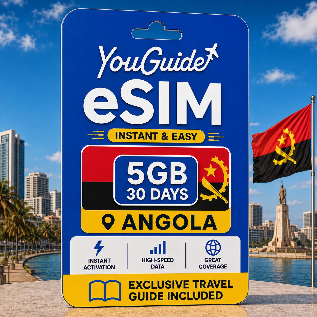 Angola eSIM 5GB 30Days