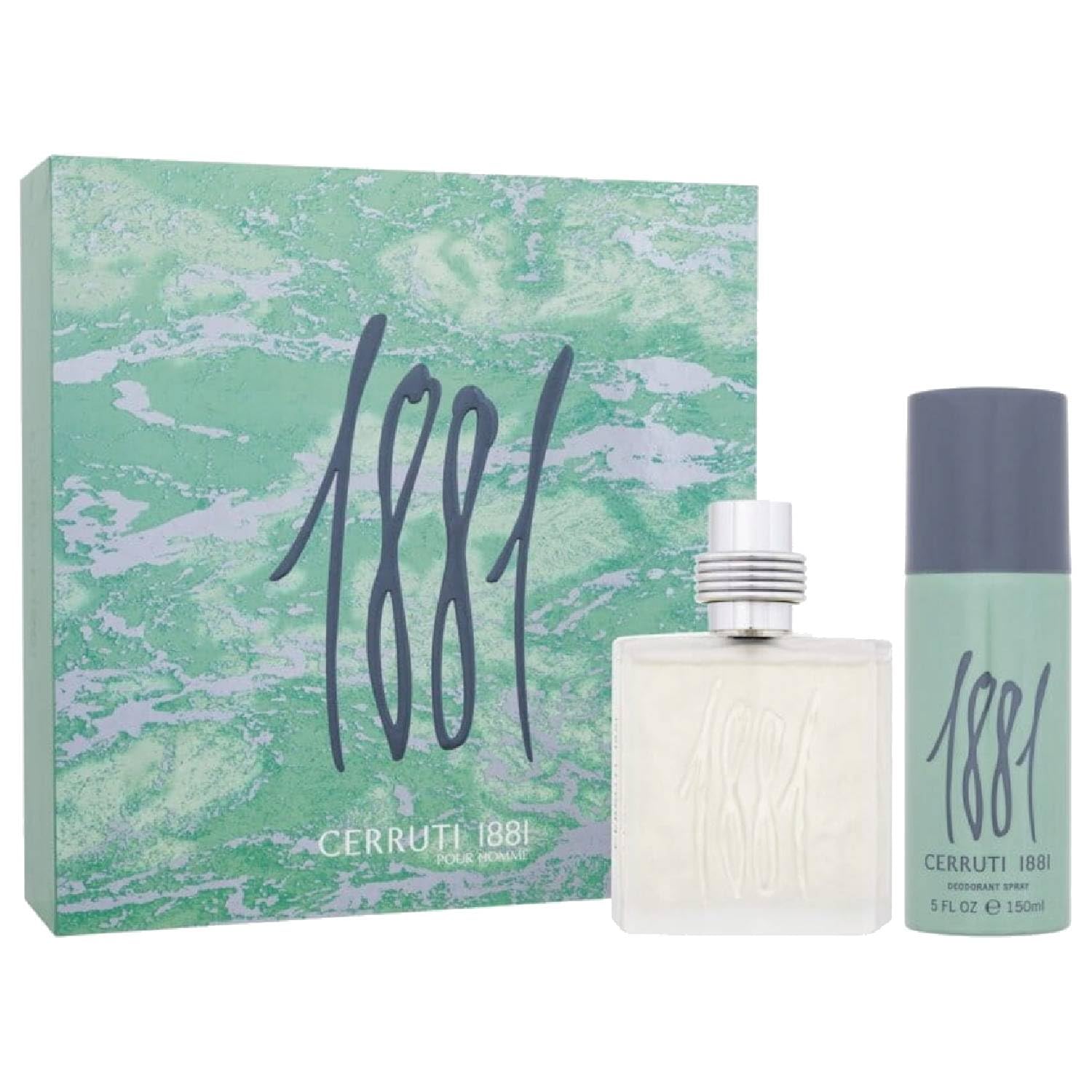 Cerruti 1881 Pour Homme Giftset 100ml EDT Spray+ 150ml Deo Spray