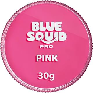 Face Paint Water Based Single Cake Professional Face Paint & Body Paint - Water Activated, Kids Adults Face Painting for Costume, Halloween Makeup, Cosplay - Classic Hot Pink Face Paint 30g