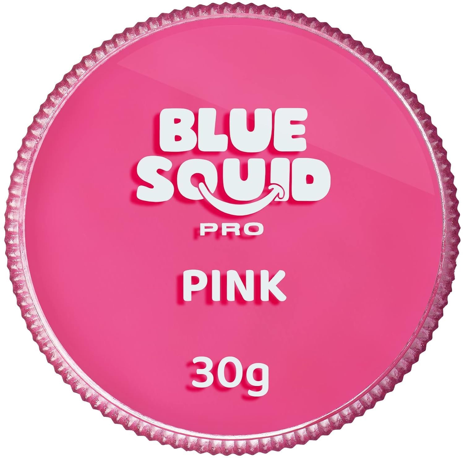 Blue Squid Face Paint Water Based Single Cake Professional Face Paint & Body Paint - Water Activated, Kids Adults Face Painting for Costume, Halloween Makeup, Cosplay - Classic White Face Paint 30g