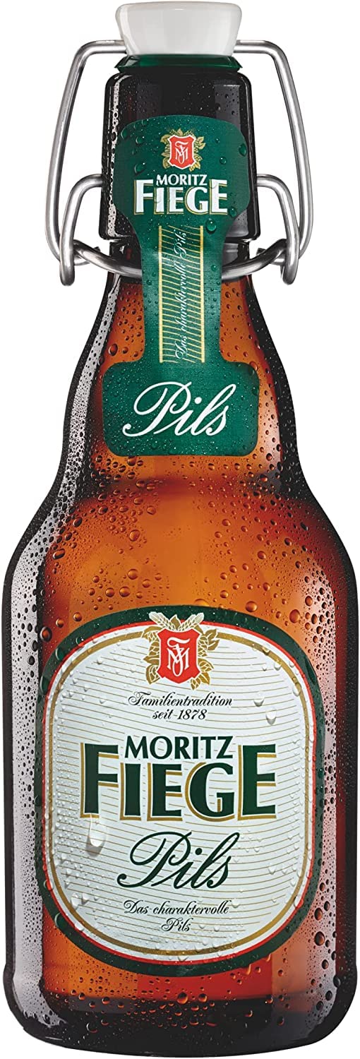 20 kleine Flaschen Moritz Fiege Pils Bügelflaschen a 0,33l inc. 3,00€ MEHRWEG Pfand Bochum Bier a 330ml
