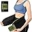 ZPP Waist Trainer for Women and Men, Neoprene Sweat Band Waist Trimmer Belt Stomach Wrap for Workout Amy Green