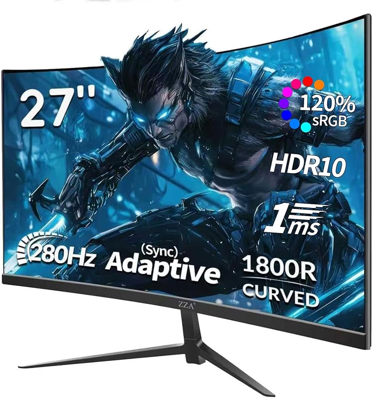 ZZA 27 Inch Gaming Monitor 280Hz