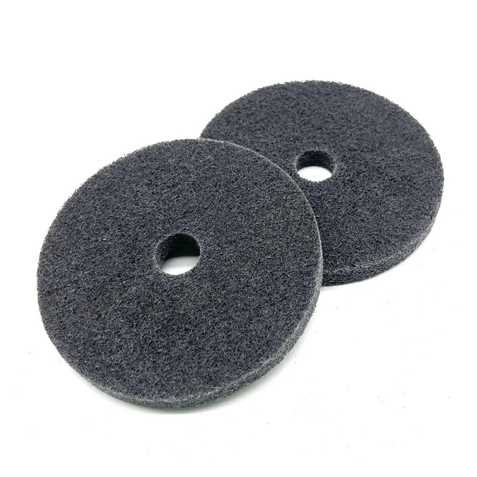Disco di Lucidatura in Cotone 1pc Ruota di Lucidatura in Fibra Nylon Feltro Lana Panno Cotone Non Tessuto Mola Ceramica for Metallo 75 * 10mm 4 "Pollici