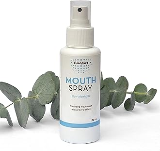 Antimicrobial Hypochlorous Mouth Spray, Protects Teeth & Gums, Relieves Dry Mouth, Oral Thrush, All Natural, Alcohol Free (100 ml)