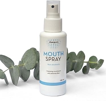 Cleanpure Hypochlorous Mouth Spray, Antimicrobial Oral Thrush Care 100ml