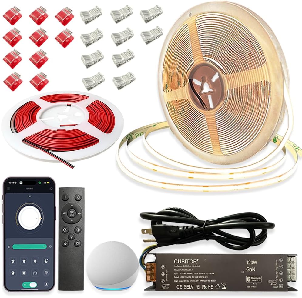 CCT COB LED Strips Light Kit