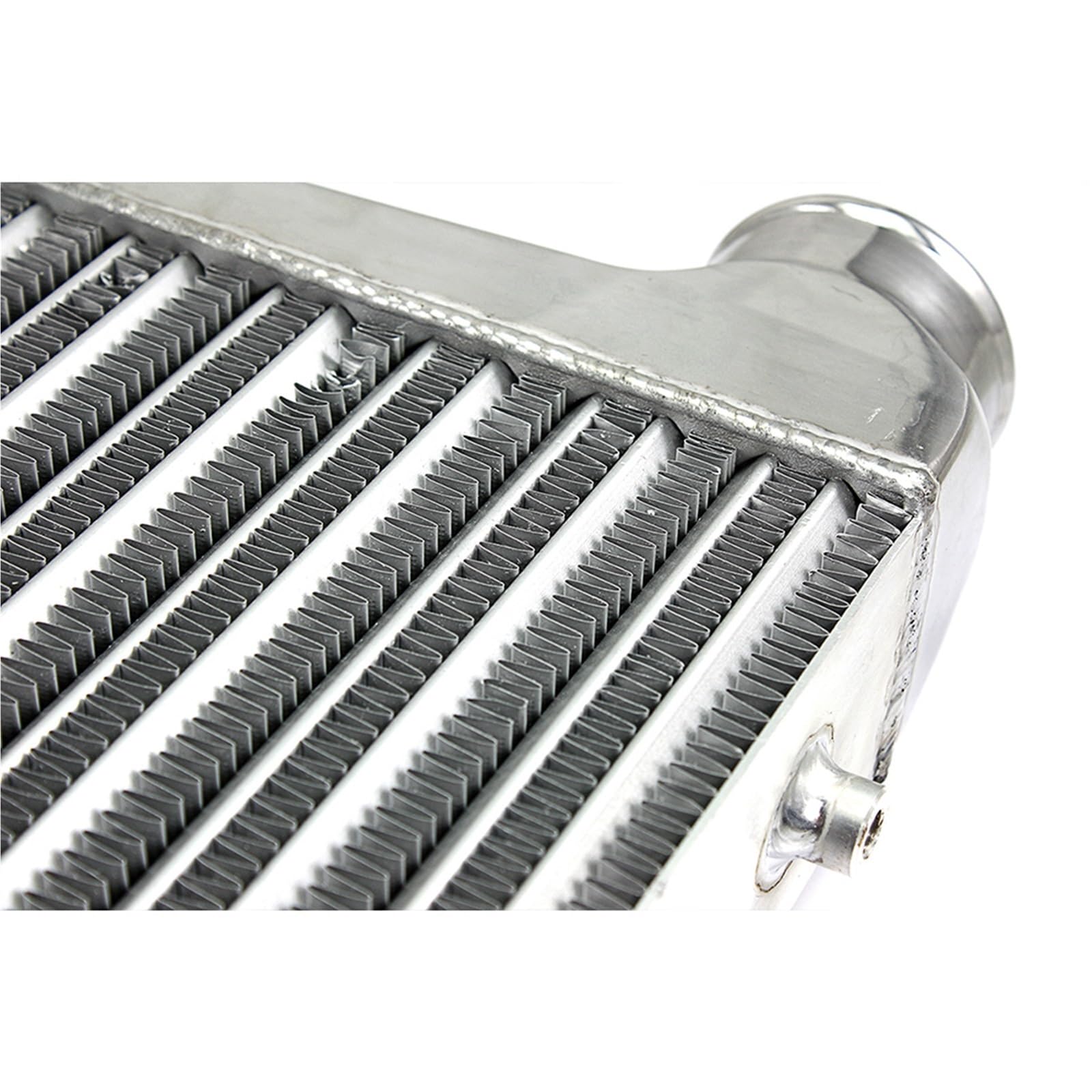 Chłodnica aluminiowa R-EP Intercooler Uniwersalny 460x300x76mm Aluminiowy Chłodnica Wlot 3 cale Wylot 76mm Zimne Powietrze Do Samochodów Turbo