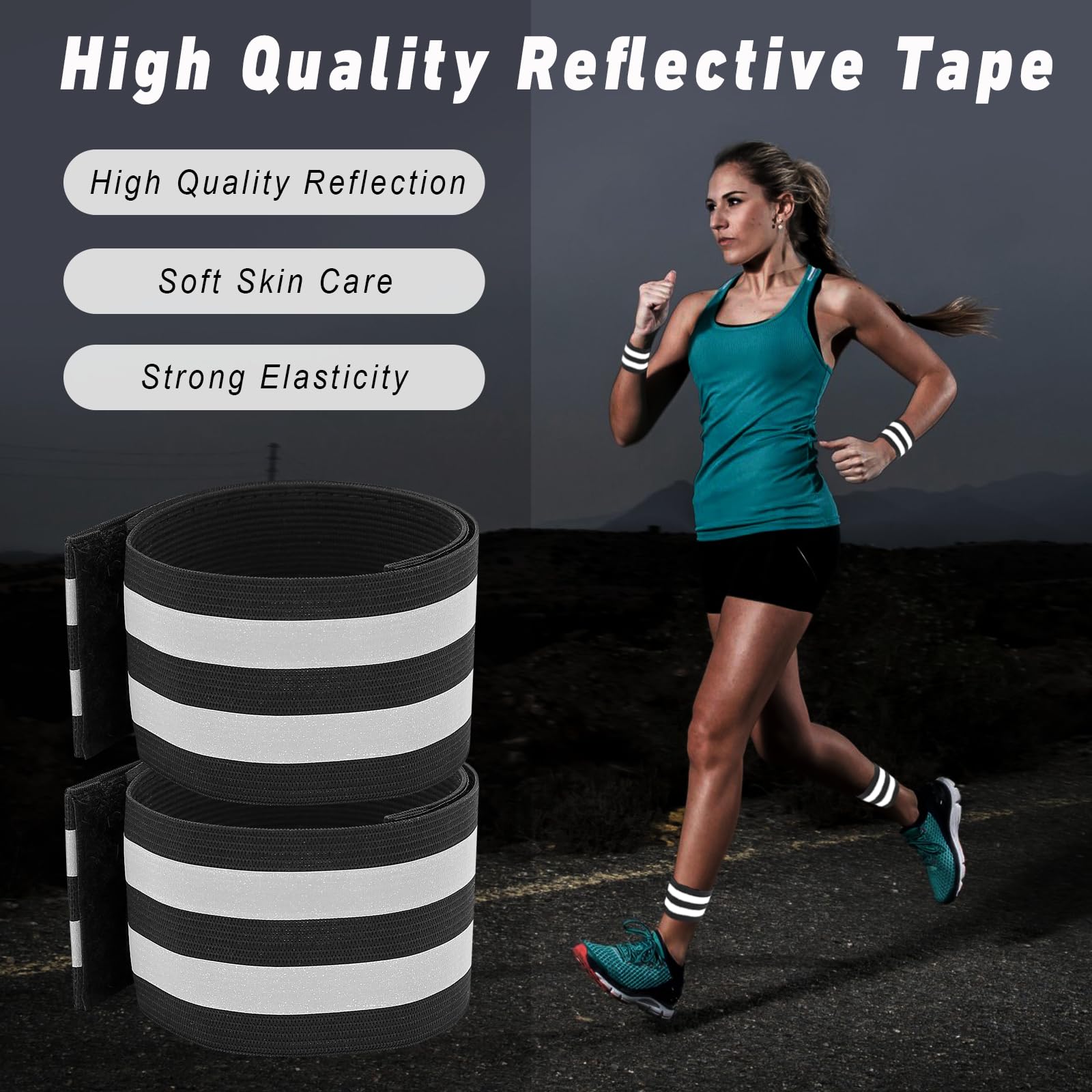 Lot De 16 Bandes Autocollantes Réfléchissantes Pour Roues De Vélo Et Moto De 16 à 18 Pouces Accessoire De Decorat 96711876