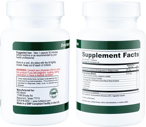 Miniatura 8 de M.D. Blend Dormir 2 botellas (suministro para 60 días) - Ahorra un 10%