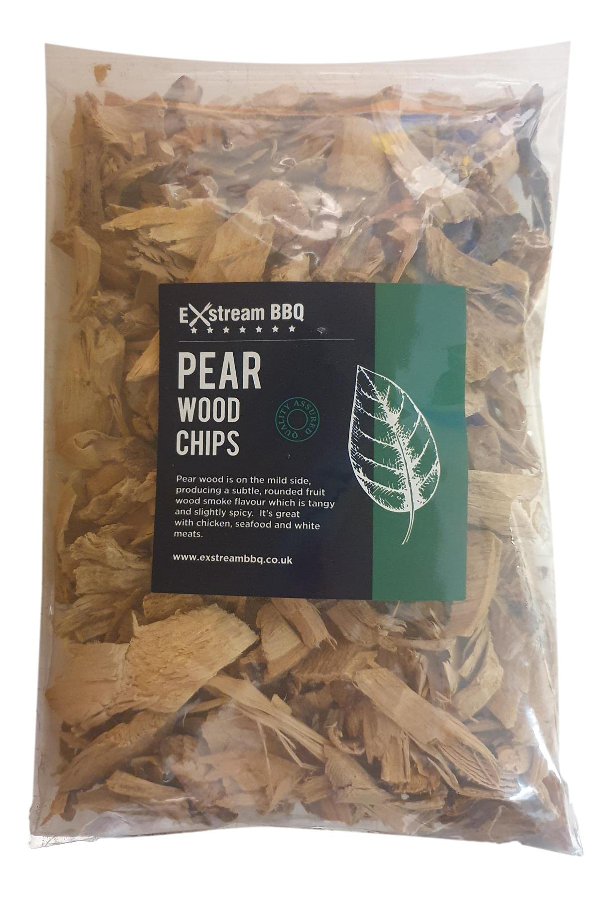 Exstream BBQ Barbecue Smoking Wood Chips *Over 16 Great Flavours in 1, 5 & 10 Litres* (Pear 1 Litre)
