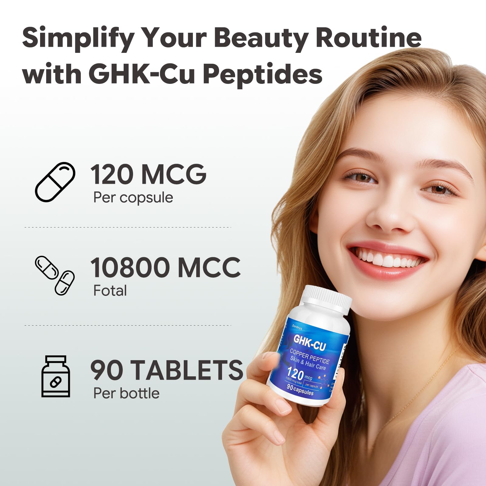 can i take ghk cu orally Amazon.com: Copper Peptides Serum for Face - Peptides Collagen Renewal &  Anti-Aging Serum - GHK-Cu, EGF, Hyaluronic Acid,Collagen main image 0
