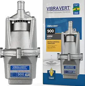 Bomba De Água Submersa Vibra Vert 900, 450W,1 Polegada, para Poços, 2500 L/h, 220V