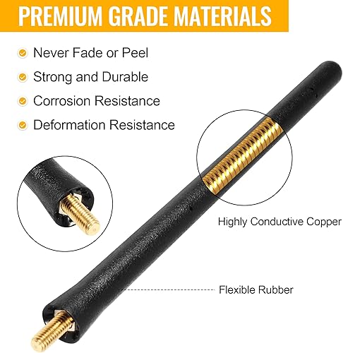 Miniatura 3 de KSaAuto 6 34 Inch Antenna for Ford F250 F350 Super Duty 2017-2023, Ford F-250 F-350 Car Truck Antenna Replacement for AM FM Reception, Ford F250