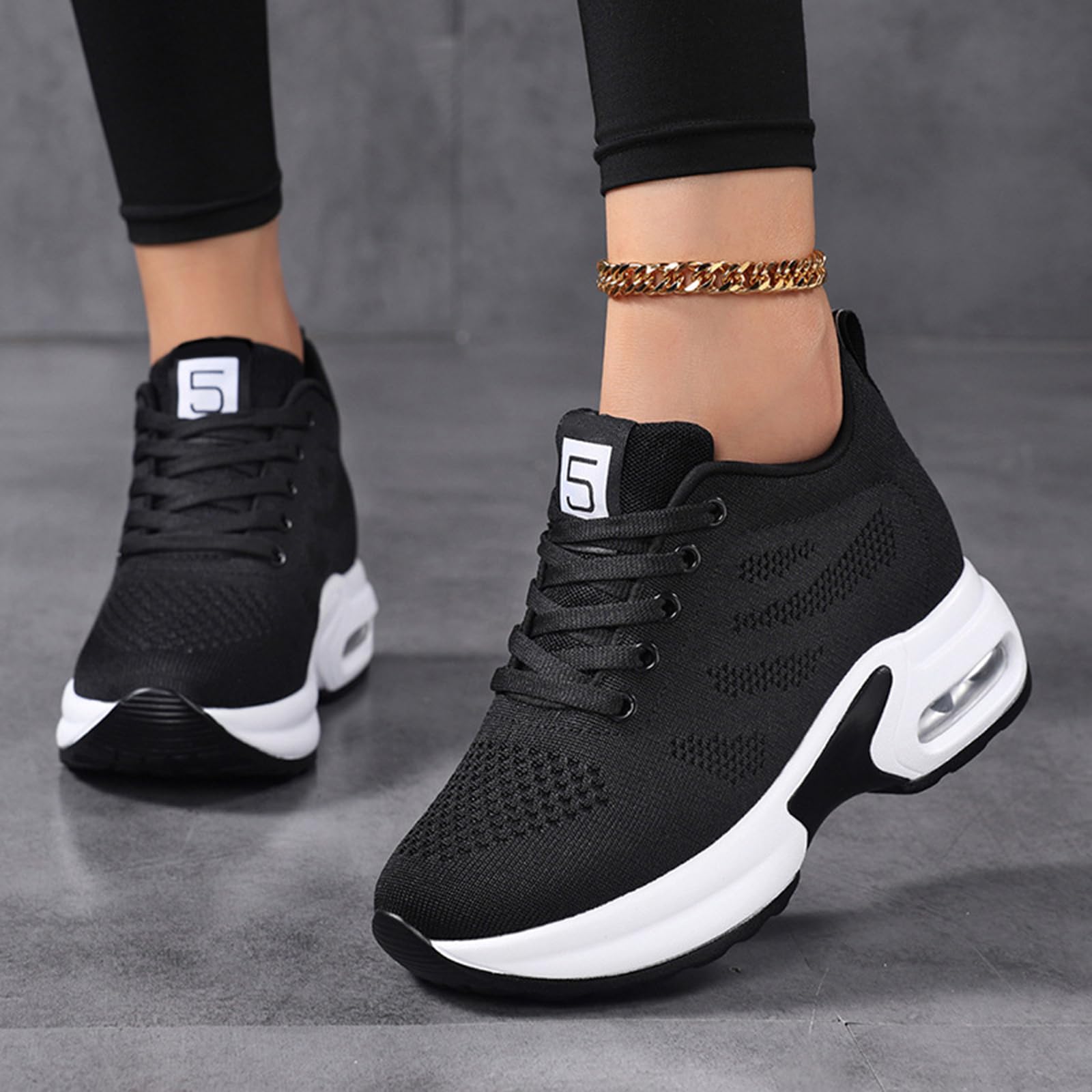 Damskie buty sportowe z miękkiej siateczki, oddychające i lekkie buty do biegania z latającej tkaniny, damskie trampki do biegania do sportu i codziennego życia
