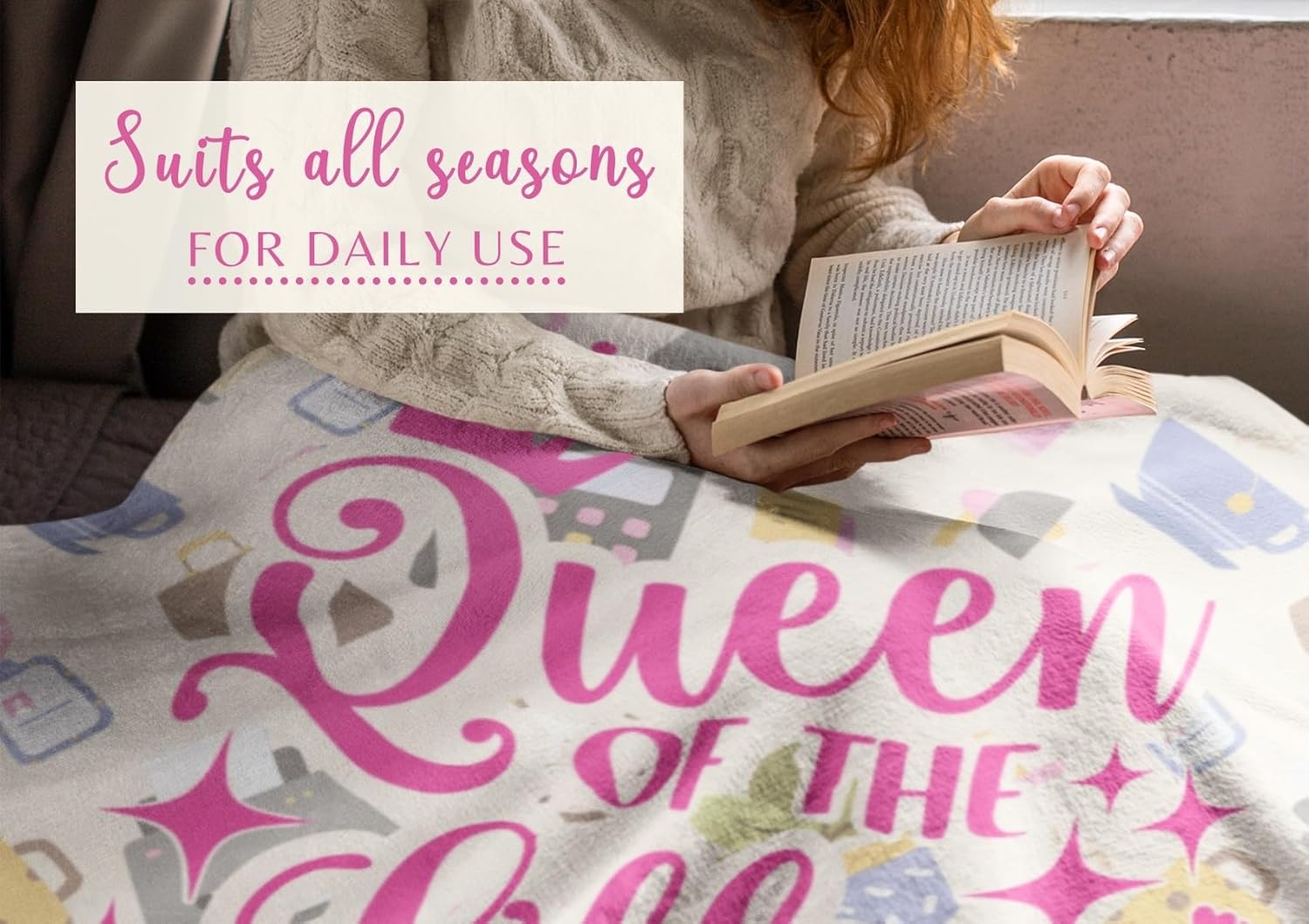 Secretary Gifts for Woman, Throw Blanket for Secretaries' Day Administrative Professional Day Gifts for Appreciation, Christmas, Birthday - 50" x 65" - Image 6