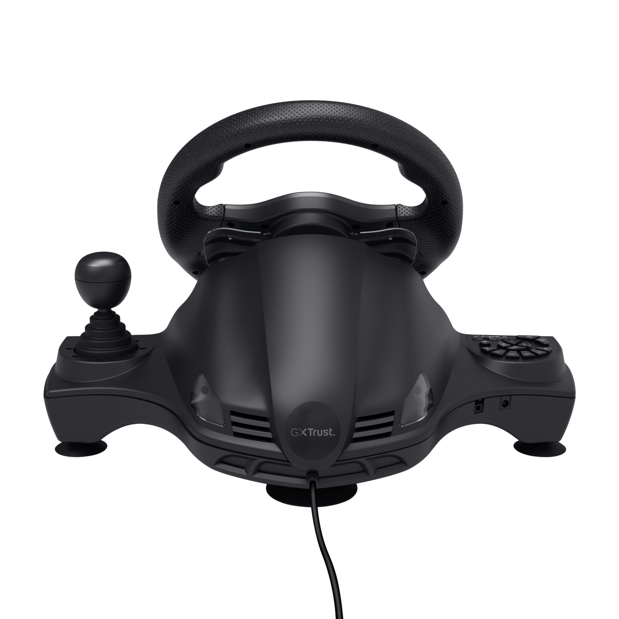 GXTrust Movi Volante per PC, Volante da Corsa da Gaming con Pedali e Leva del Cambio per Simulatore di Guida/Farming Simulator / F1 / Gran Turismo