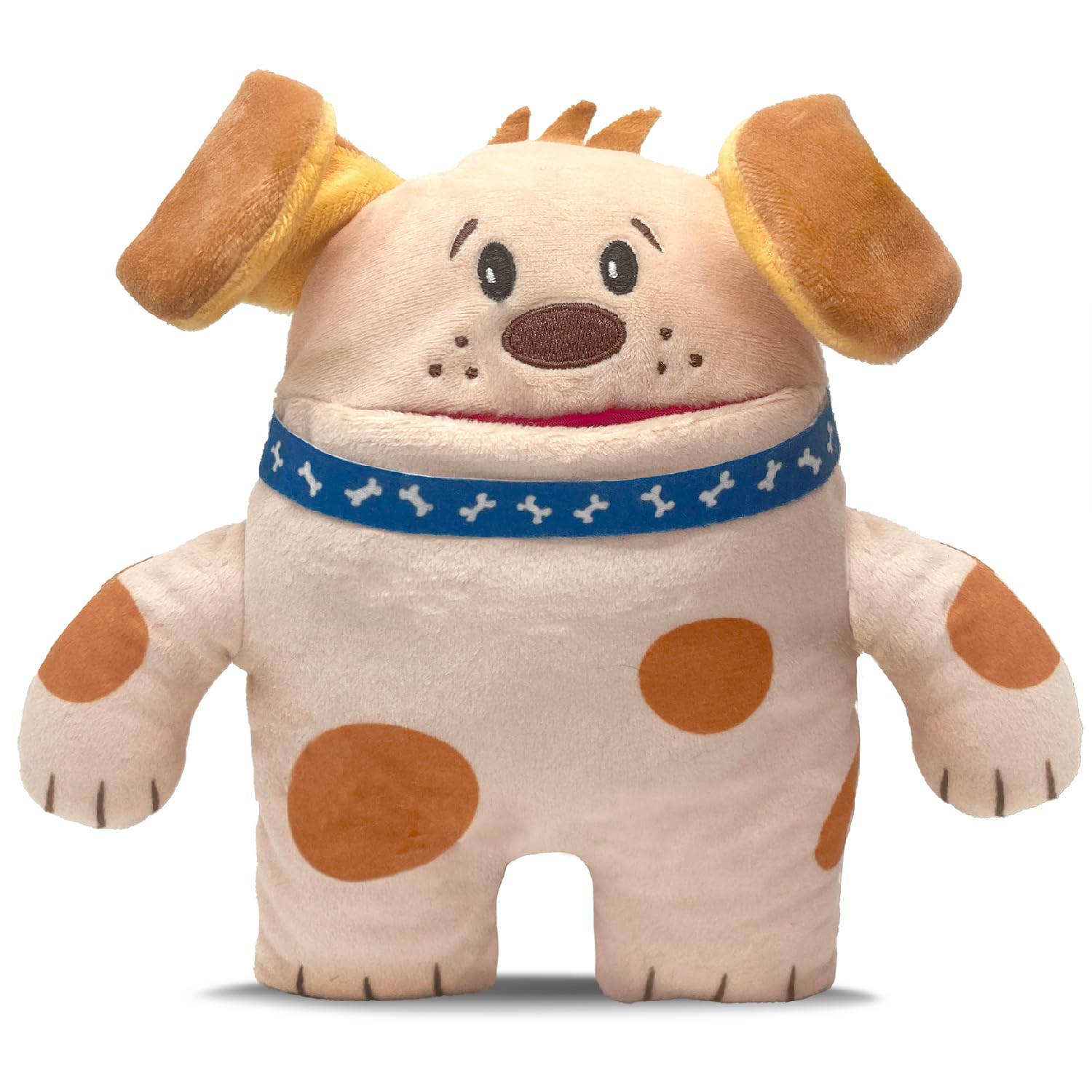 The Tooth Brigade Tooth Fairy Pillow | Stuffed Plush with Large Pocket Mouth for Lost Teeth, Treasures, Prizes - Fun and Interactive Plush, Perfect