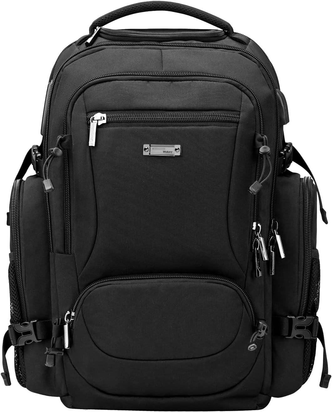 Laptop Backpack,Extra Large Backpacks with USB Charging Port,Travel Computer Backpack for Men and Women, Water Resistant College School Bookbag Fits 19Inch Laptops and Notebooks,black : Electronics