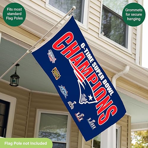 Miniatura 204 de NFL Dallas Cowboys - Bandera duradera de 3 x 5 para exteriores con ojales, bandera y pancarta resistentes para jardín al aire libre y patio, bandera